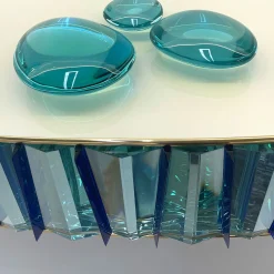 Gocce Set Of Three Crystal Sculptures