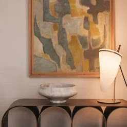 Gold Arch Bronze Steel Console