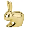 Gold Brass Rabbit Paperweight by Stefano Giovannoni
