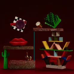 Gold Brass Rabbit Paperweight by Stefano Giovannoni