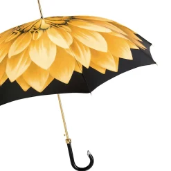 Gold Dahlia Metal Umbrella