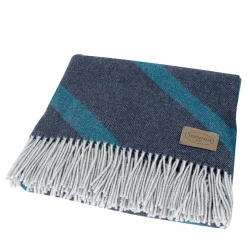 Gold Jacquard Blue Plaid