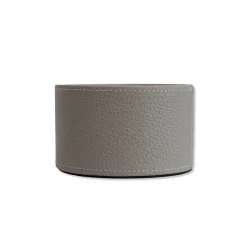 Gold Luna Gray Leather Bottle Holder