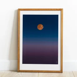 Gold Moon 01 Print