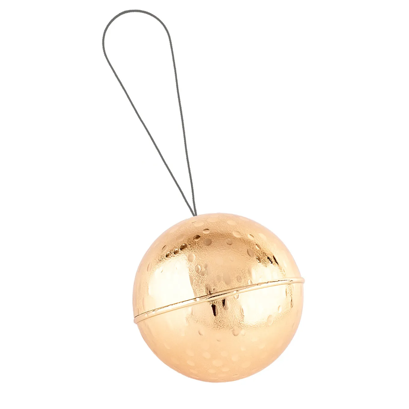 Gold Moon Christmas Ball Ornament - Set of 2