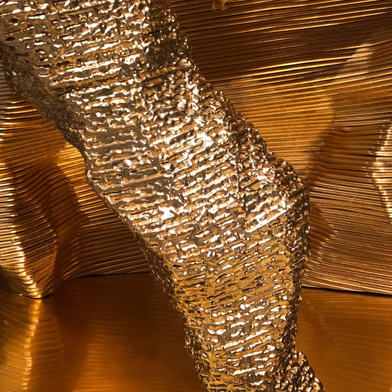 Gold Moon Console by Giò Pozzi