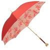 Gold Rose With Plated Resin Handle Umbrella