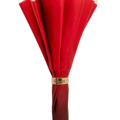 Gold Rose With Plated Resin Handle Umbrella