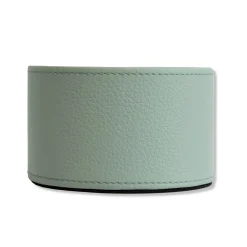Gold Smeralda Green Leather Bottle Holder