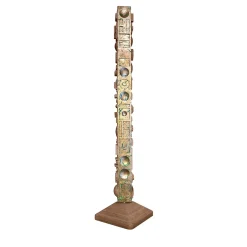Gold Totem Sculpture