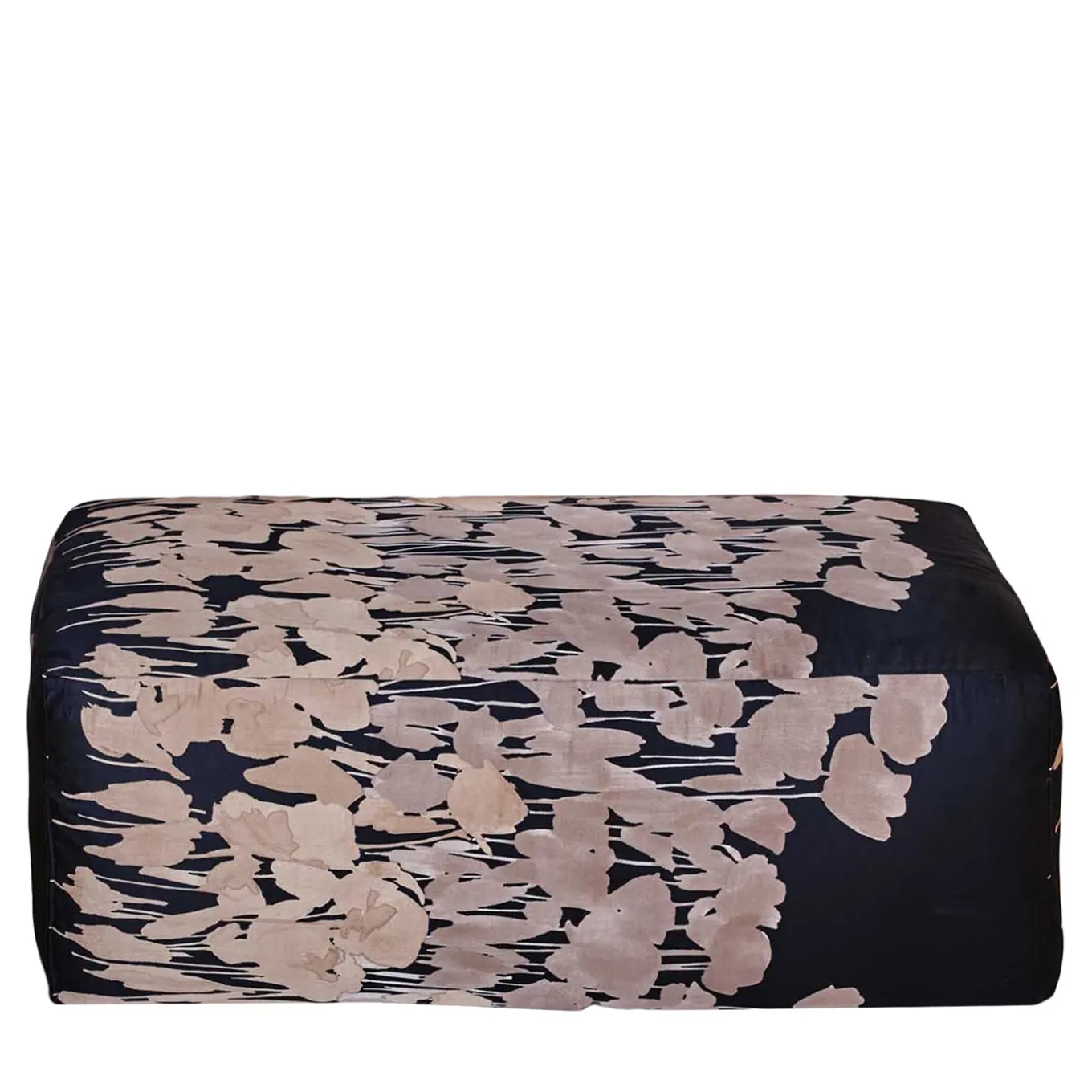 Golden Tulip Silk Pouf