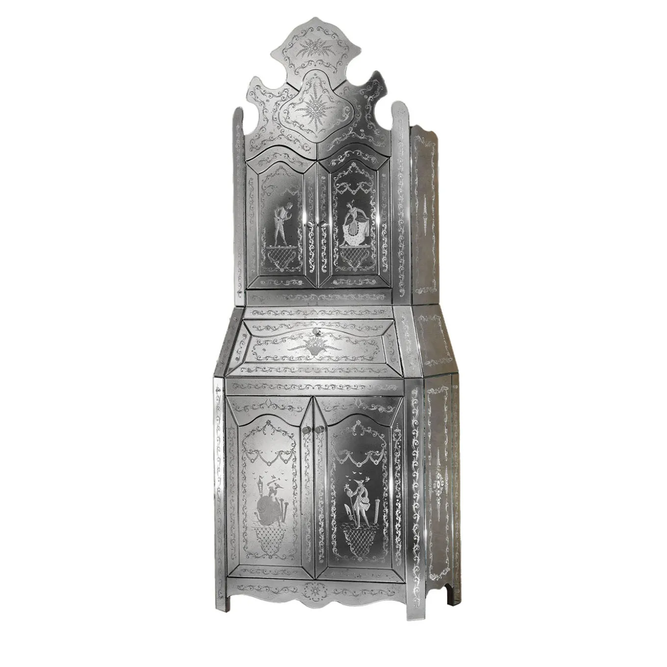 Goldoni Mirrored Glass Trumeau