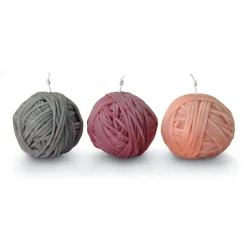 Gomitolo Set of Three Medium Candles #3