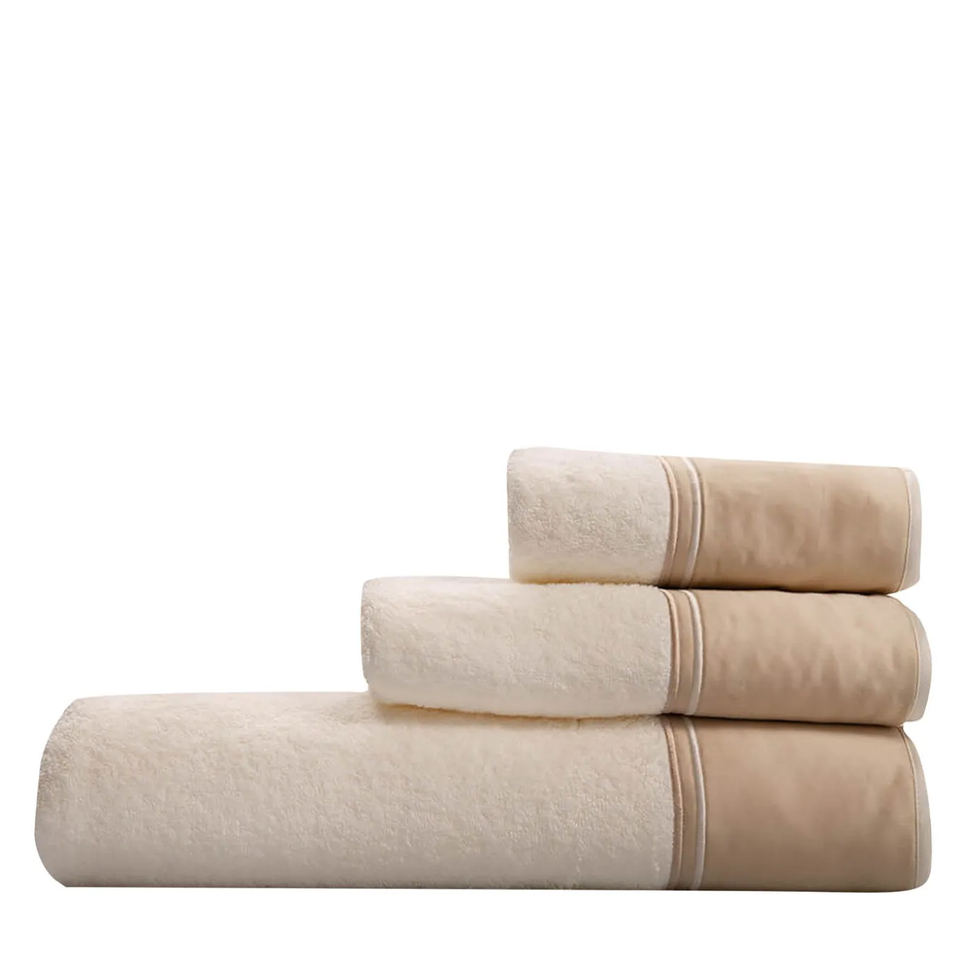Gondola Beige Bath Towel set