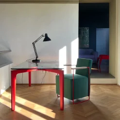 Gotham Small Green Velvet Armchair