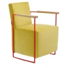 Gotham Small Yellow Velvet Armchair
