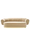 Grace 4-Seater Beige Fabric Sofa by Studio 63