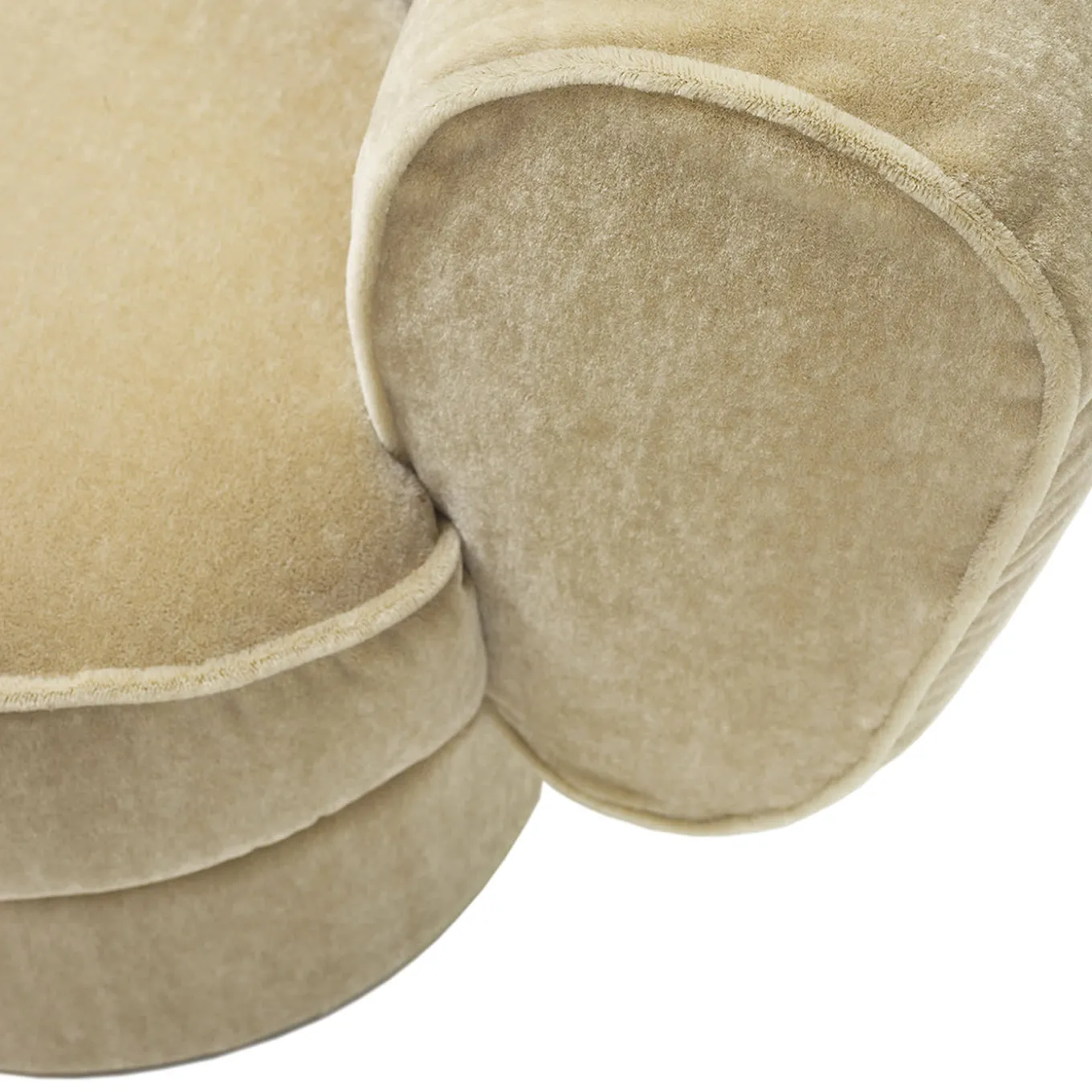 Grace 4-Seater Beige Fabric Sofa by Studio 63