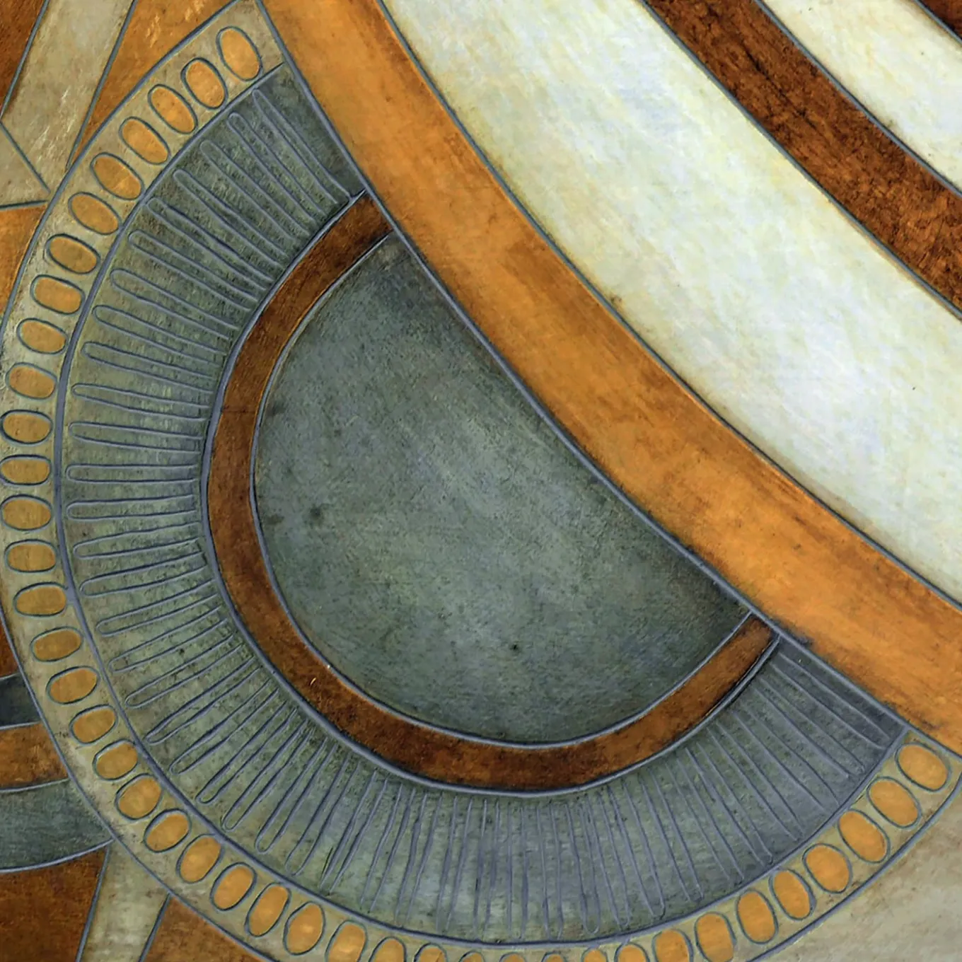 Gradiations Carved wood with gold & silver leaf by Giuseppe Caiafa