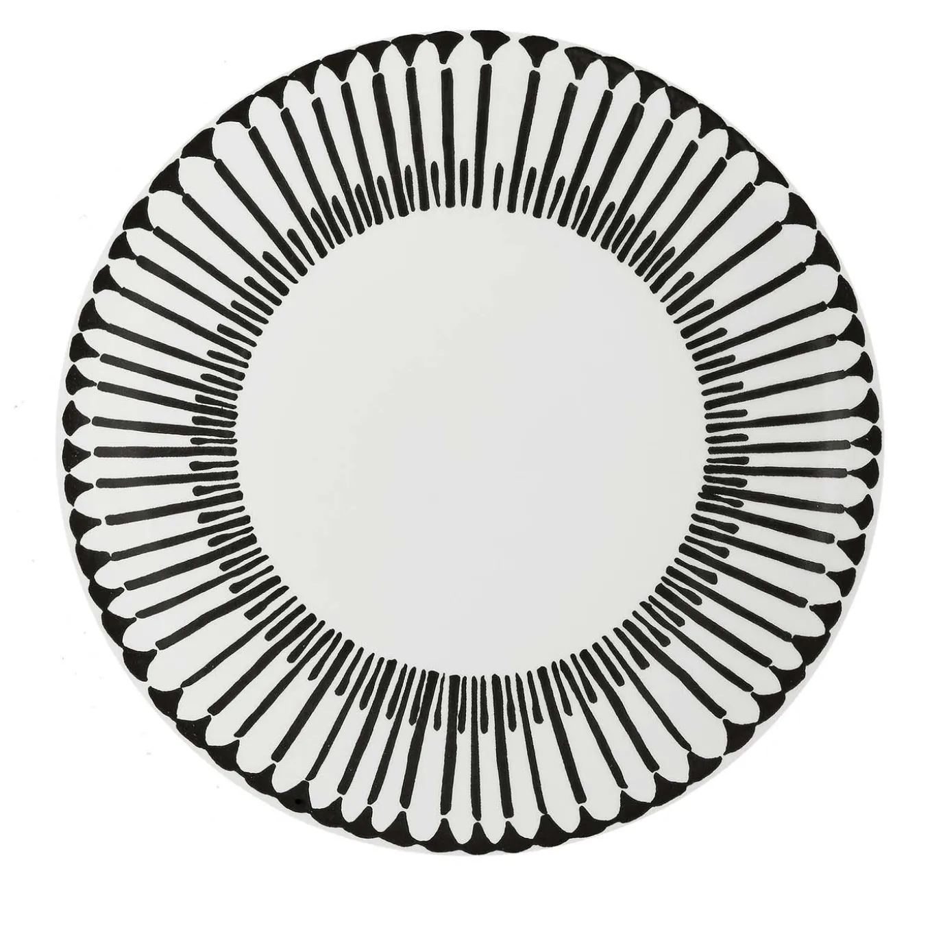 Grafismi Black and White Charger Plate #11