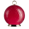 Gran Balloton Red Murano Glass Rechargeable Table Lamp