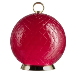 Gran Balloton Red Murano Glass Rechargeable Table Lamp