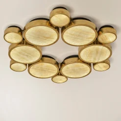 Gran Costellazione Cassiopea Marble & Brass Onyx Flush Mount Chandelier