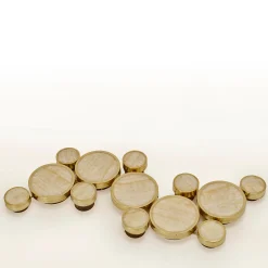 Gran Costellazione Orion Marble & Brass Onyx Flush Mount Chandelier