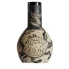 Granchio Beige and Black Grès Small Vase