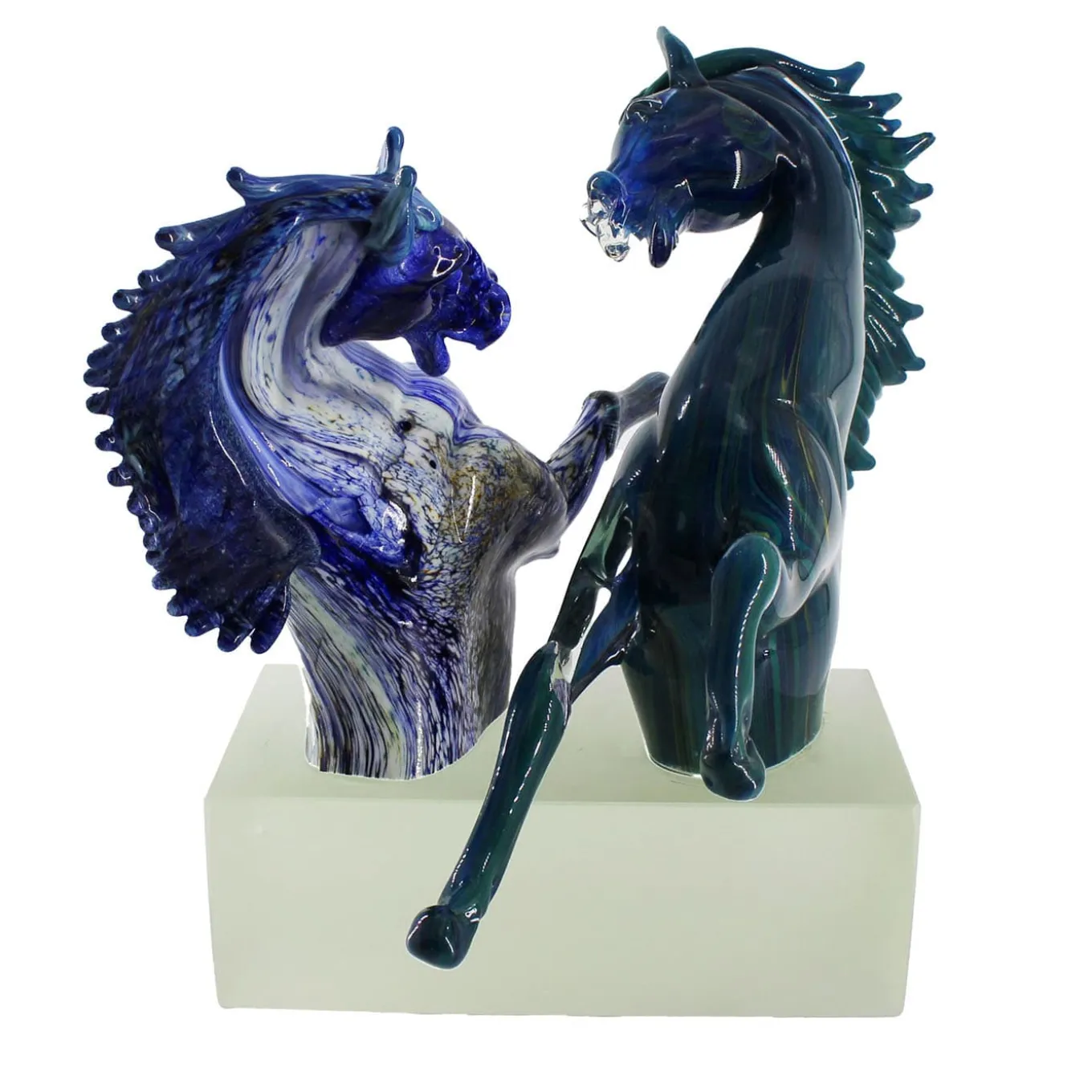 Grand Horses Murano Glass Sculpture