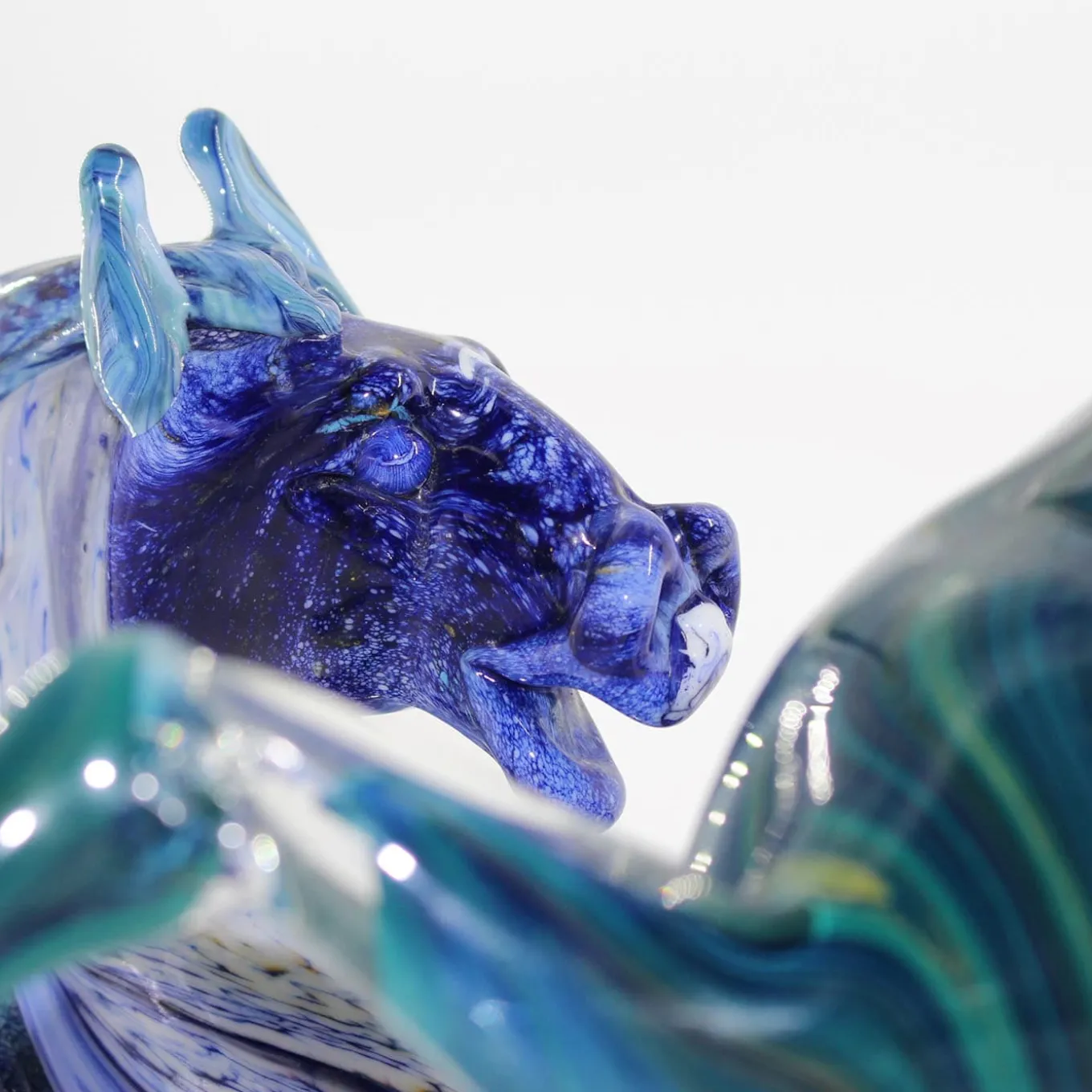 Grand Horses Murano Glass Sculpture