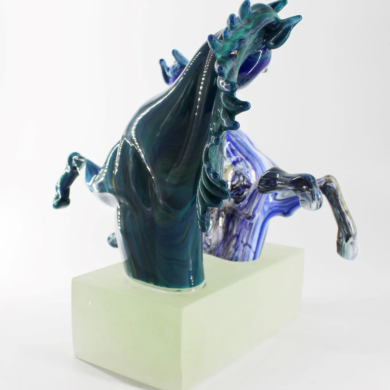 Grand Horses Murano Glass Sculpture