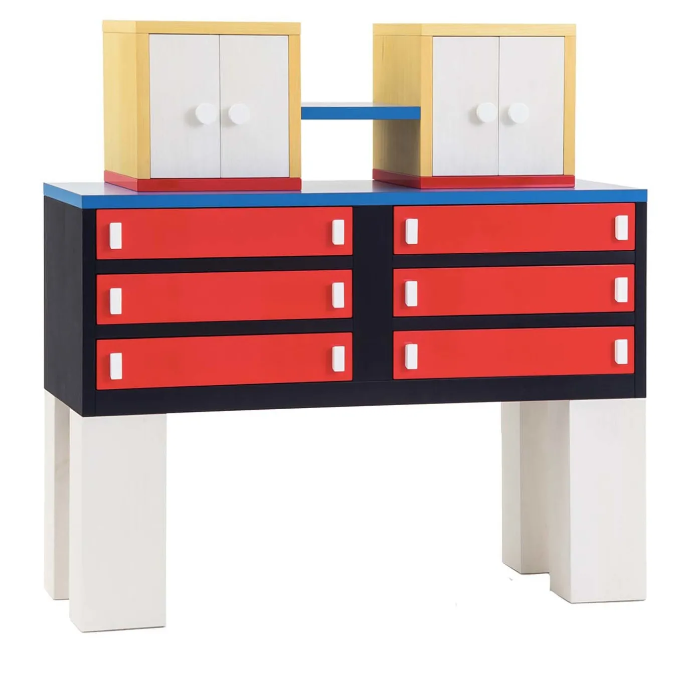 Granito Chest of Drawers with Cupboards by Nathalie Du Pasquier - Post Design