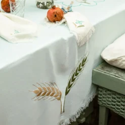 Grano Multicolor Rectangular Turquoise Tablecloth