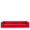 Graphius Red & Yellow Fabric Sofa by Giuseppe Dicecca