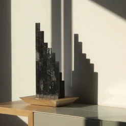 Grattacielo Nero Marble Sculpture