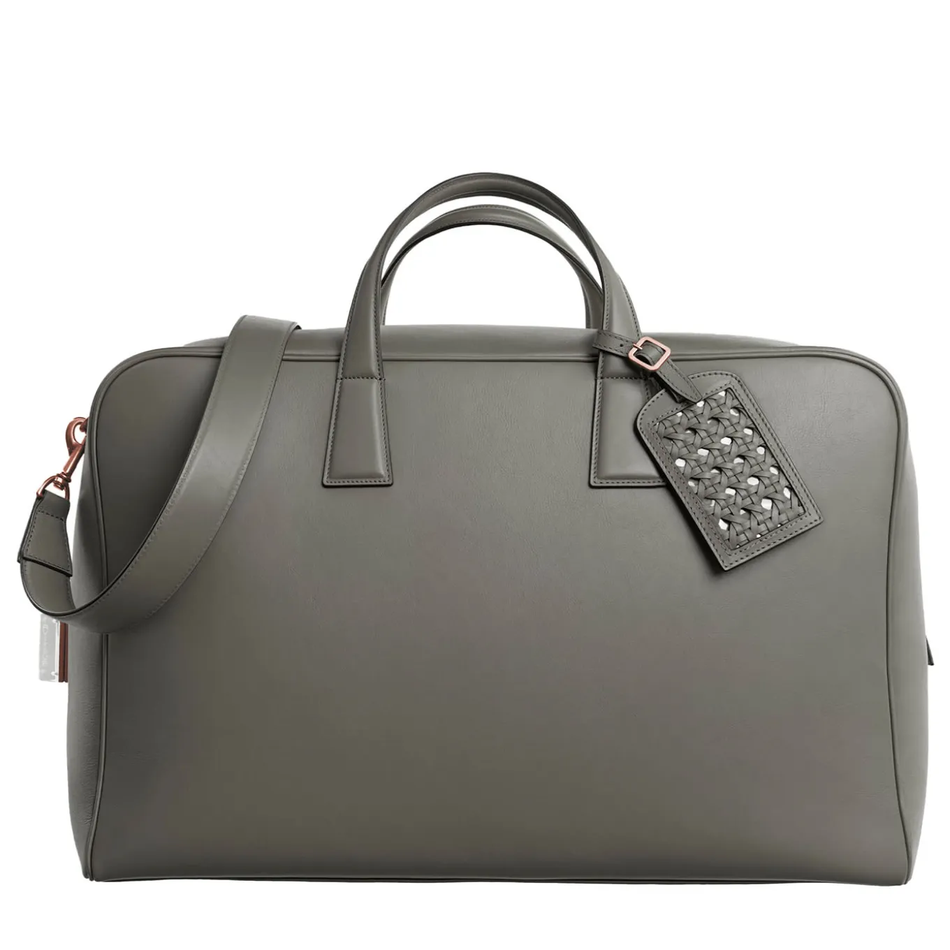 Gray Cristallo Maxi Weekend Bag