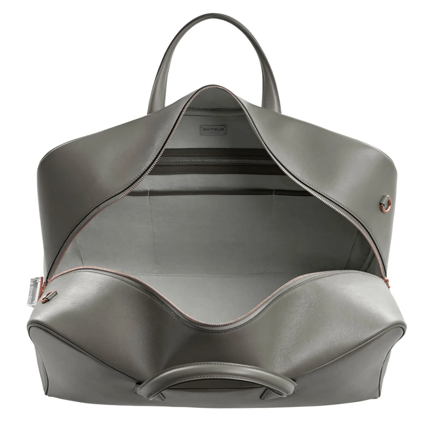 Gray Cristallo Maxi Weekend Bag