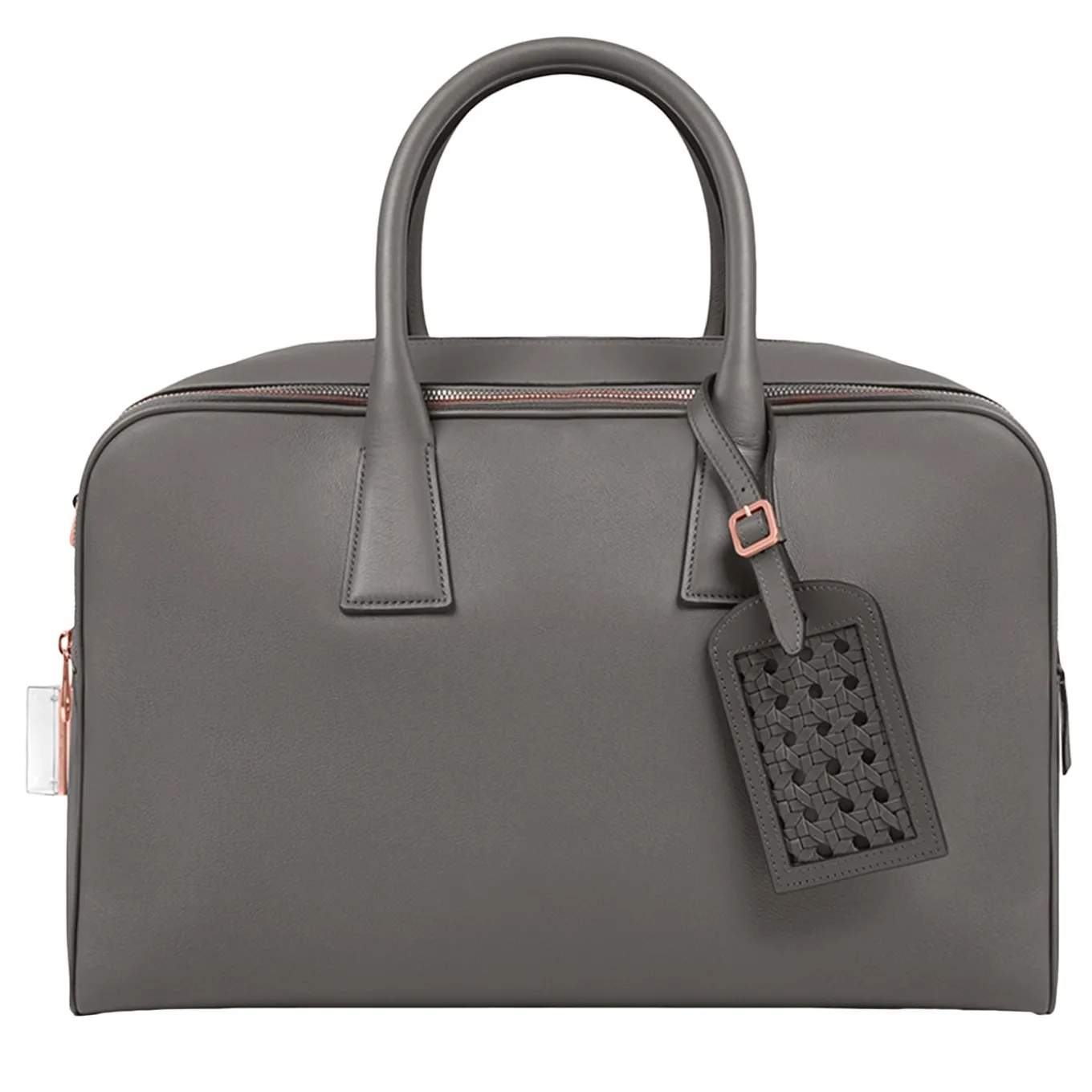 Gray Cristallo Mini Weekend Bag