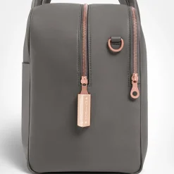 Gray Cristallo Mini Weekend Bag