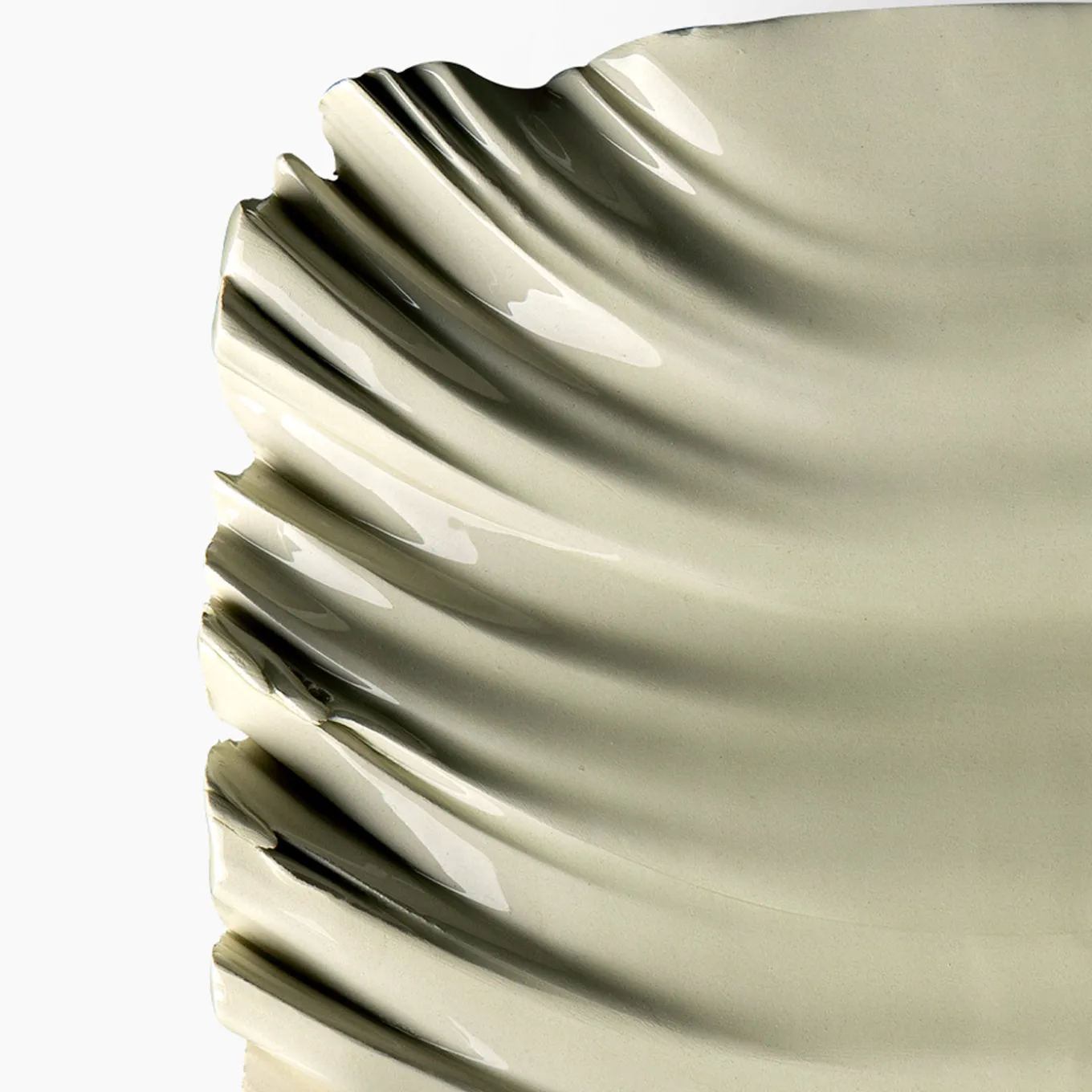 Gray Decorative Plate by Aldo Londi