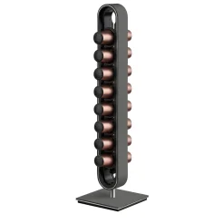 Gray Leather Capsul Holder