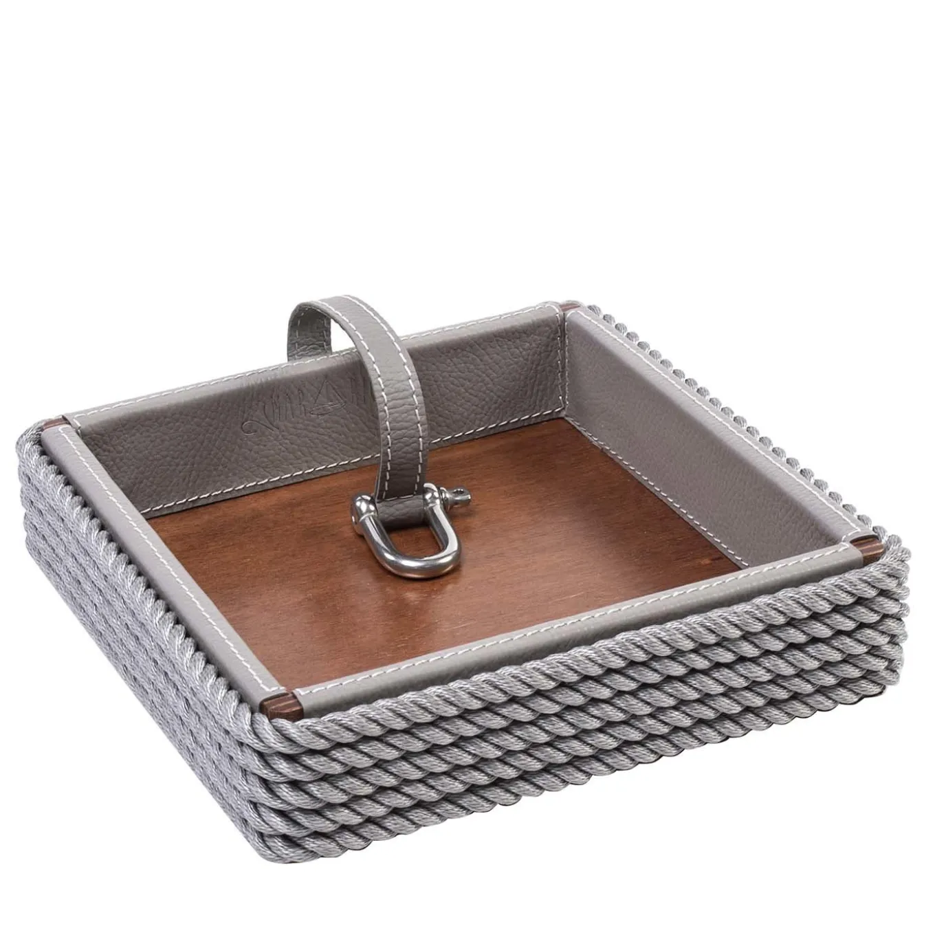 Gray Square Napkin Holder