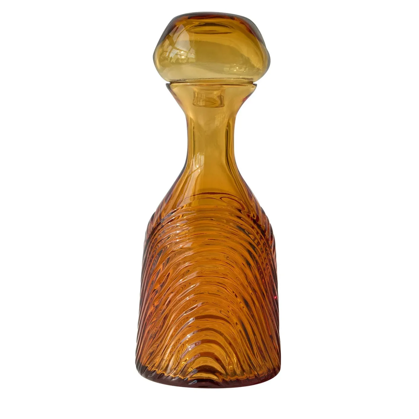 Grecale Amber Crystal Decorative Bottle
