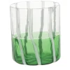 Green & Transparent Mezzo & Mezzo Glass