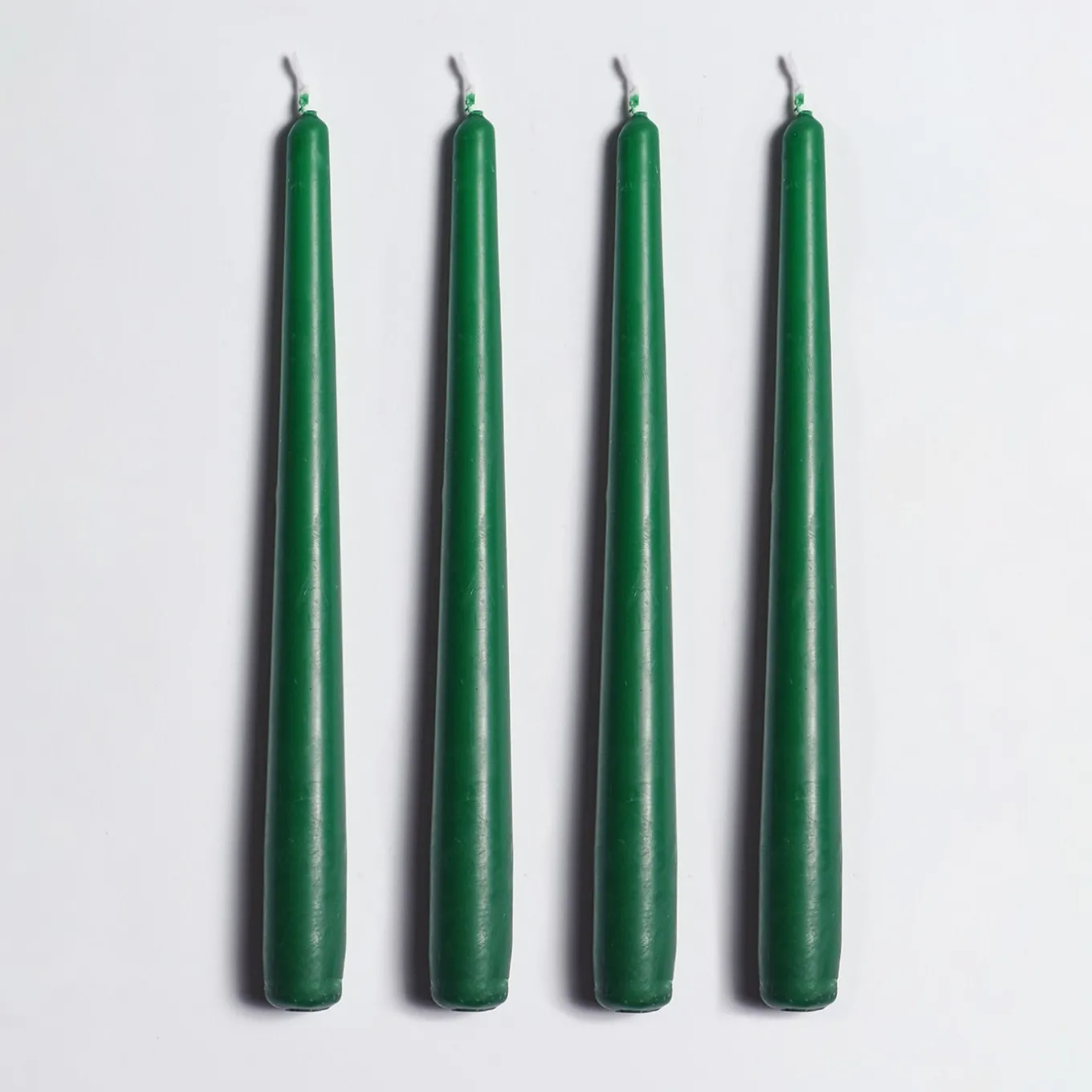 Green Ceramic Candlestick with 4 Scented Candles