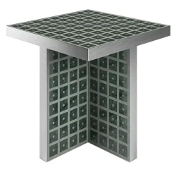 Green Guatemala Marble and Concrete Side Table by David & Nicolas