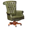 Green Leather Armchair