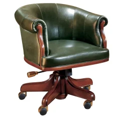 Green Leather Armchair
