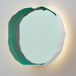 Green Ninfea 50 Wall Lamp By G. Botticelli & P. Paronetto